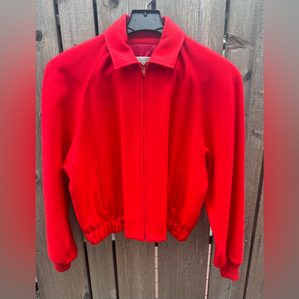 Vintage wool Pendleton Bomber Jacket. Worn twice, like new!